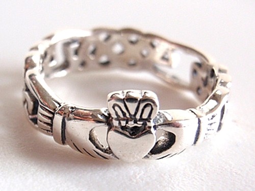 Irish claddagh celtic ring 925 - ring,