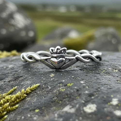 Dainty claddagh ring ireland - dainty,